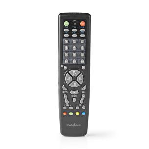 sort infrard knap guide tv knapper hukommelses enheder 10 forprogrammeret fjernbetjening universal nedis