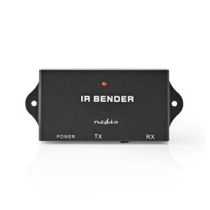 sort abs enheder 3 m 0 7 signalomrde extender fjernbetjening ir nedis