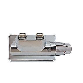 krom side venstre i fremlb fler inkl returtermostat 2 1 vinkellbende ventilst 50mm rtl twin kriss