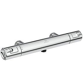 krom roset forskruning uden vandsparer metalgreb betjeningsvenlige med termostatarmatur t50 ceratherm brma