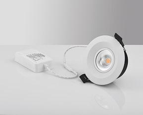 stk 6 230v 3000k cd 640 lm 450 led be-8853 downlight