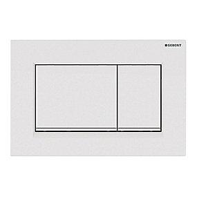 alpin-hvid 246x164x12mm betjeningsplade sigma30 geberit