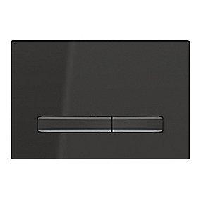 95 ral dybsort krom sort 246x164x14mm betjeningsplade sigma50 geberit