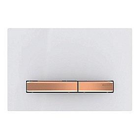 hvid rdguld 246x164x14mm betjeningsplade sigma50 geberit