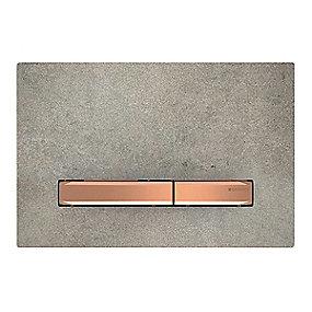 beton rdguld 246x164x14mm betjeningsplade sigma50 geberit