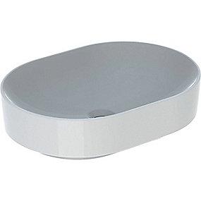 hvid bordplade til 550x400x158mm hndvask variform geberit