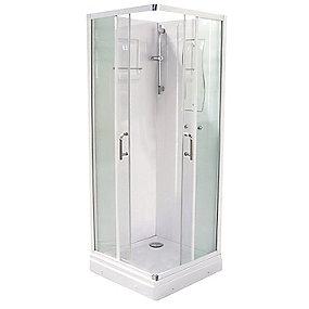 cm 210 x 90 x 90 brusekabine til bagpanel luxor primeo