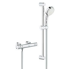 vgmonteret 600mm brusest med brus til termostat cosmopolitan 800 grohtherm grohe