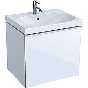 hjglans hvid 1skuffe 595x535x475mm vaskeskab acanto geberit