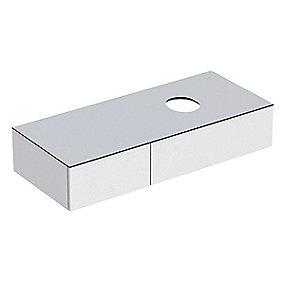 hvid skuffer 2 med 1200x510x235mm vaskeskab variform geberit
