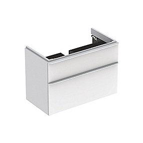 hvid 2skuffer 884x617x470mm vaskeskab smyle geberit