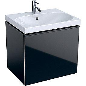 sort 1skuffe 595x535x475mm vaskeskab acanto geberit