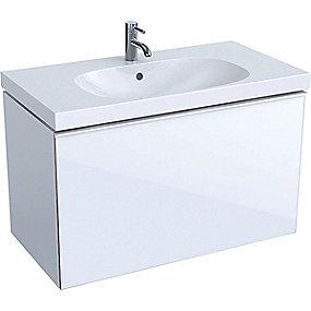 hjglans hvid 1skuffe 890x535x475mm vaskeskab acanto geberit