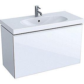 hjglans hvid 1skuffe 890x535x416mm vaskeskab acanto geberit