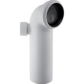 alpin-hvid 50mm 110mm venstre til tilslutning ekstra 90gr toiletbjning geberit
