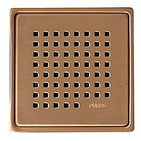 stl rustfrit behandlet pvd kobber klinkegulv til hul uden 150x150mm rist og ramme rib purus