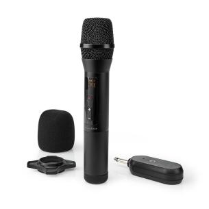 sort volumenkontrol db -95 ohm 1000 khz 13 - hz 70 cardioid mikrofon 1 set mikrofon trdls nedis