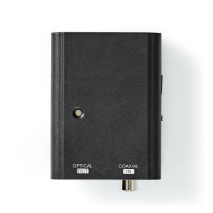 sort manual hun toslink udgang tilslutninger pdif s 1x indgang tilslutninger 1-vejs converter audio digital