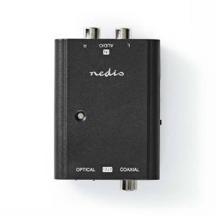 sort manual hunstik toslink 1x hun rca pdif s 1x udgang tilslutninger hun rca 2x indgang tilslutninger 1-veje converter audio digital