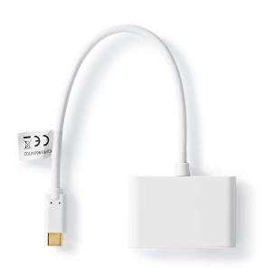 plastikpose hvid pvc nikkelplateret runde m 20 0 mbps 1000 a type usb 2x han type-c usb 1 gen 2 3 usb usb-adapter