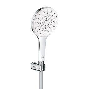 krom mm 500 1 bruseslange silverflex holder hndbruse med sprays 3 hndbruserst 130 smartactive rainshower white moon sprayplade grohe