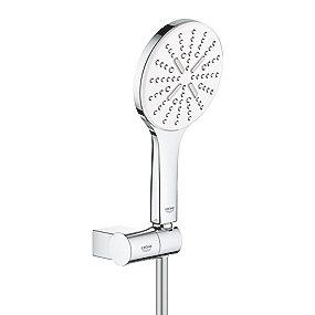 krom mm 500 1 bruseslange silverflex holder hndbruse med sprays 3 hndbruserst 130 smartactive rainshower grohe