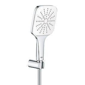 500mm 1 bruserslange silverflex vgholder hndbruser med hndbruserst cube smartactive rainshower grohe