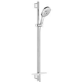 750mm 1 bruserslange silverflex 900mm brusestang hndbruser med brusestangst 150 smartactive rainshower grohe
