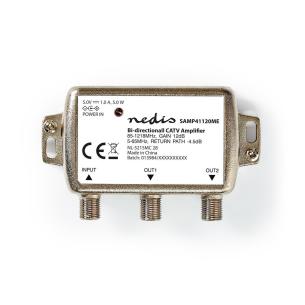 slv sti retur 2 output antal mhz 85-1218 db 12 forstrkning forstrker catv
