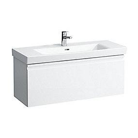 hvid skuffe 1 med mm 970x397x372 underskab pro-n laufen