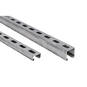 316 aisi stl rustfrit mtr 6 a lgd 5mm 41x41x2 montageskinne rapidstrut walraven