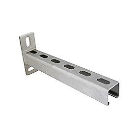 stl rustfrit 450mm 41x41 rapidstrut skinnekonsol walraven