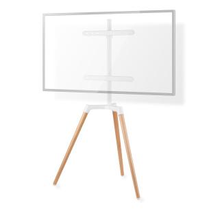 hvid stl aluminium snap-lock rem skrid drejes kan design scandinavian kg 35 vgt maksimal 65 - 50 stand gulv tv
