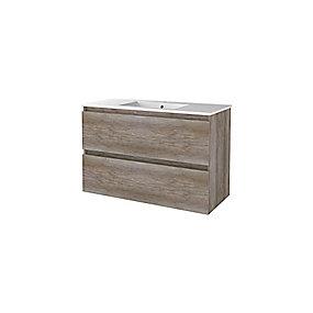 eg skotsk grebsfri 100x46cm hndvask med mbelst basicline sanibell