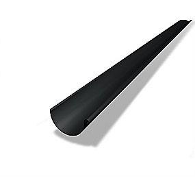 - retur ikke tages - 3mtr a lgd sort ral9005 p10 rende 2-rund 1 mm 7x280 0 tagrende prefa