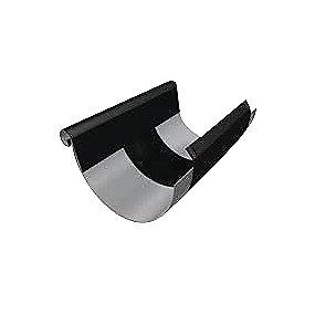 - retur ikke tages - sort ral9005 p10 blnde og vulst inkl rende 2-rund 1 til 7x333mm 0 ekspansionsstykke prefa
