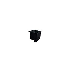 - retur ikke tages - ral9005 sort p10 220x220x330mm 80 vandsamlekasse prefa