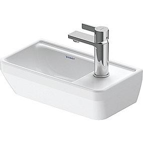 hjglans hvid hjre til hanehul overlb uden 400x140x220mm hndvask d-neo duravit