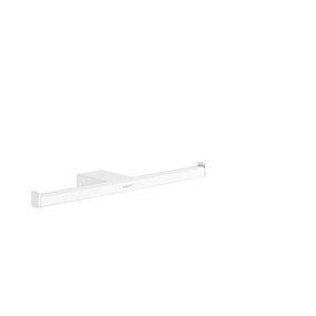 hvid mat toiletpapirholder addstoris hansgrohe