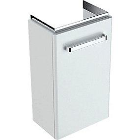 hvid blankpoleret 1lge 348x252x604mm vaskeskab compact renova geberit