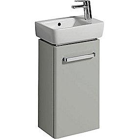 lysgr blankpoleret 1lge 348x252x604mm vaskeskab compact renova geberit