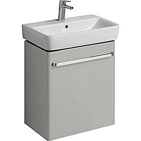 lysgr blankpoleret 1lge 550x367x604mm vaskeskab compact renova geberit