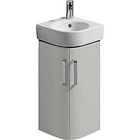 lysgr blankpoleret 2lger 425x330x604mm vaskeskab compact renova geberit