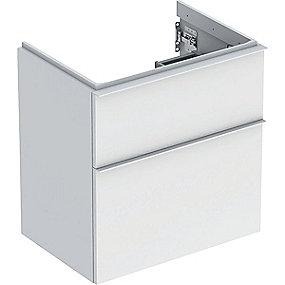 hvid 2skuffer 592x416x615mm vaskeskab icon geberit