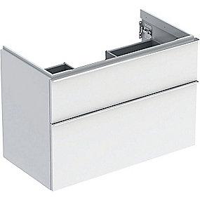 hvid 2skuffer 888x476x615mm vaskeskab icon geberit