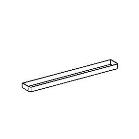 sand-gr vaskeskab t 422x49x19mm hndkldeholder geberit