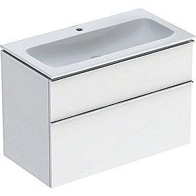 hvid 2skuffer 900x480x630mm mbelpakke icon geberit