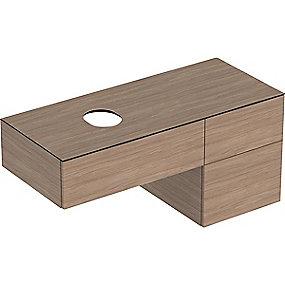 melamin eg 3skuffer 1200x510x550mm vaskeskab variform geberit