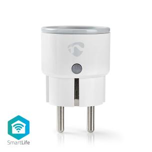hvid ios android c 40 - -10 7 7 cee f type stik eu 2500w effektmler wi-fi plug smart smartlife nedis