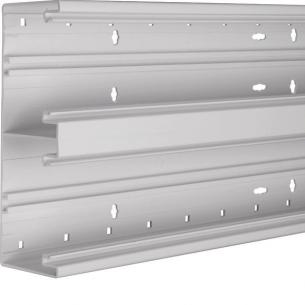 7035 ral 68x210mm kamre 2 med plast i br65210d installationskanalbund